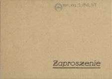 Zaproszenie : [Zabawa Majowa]