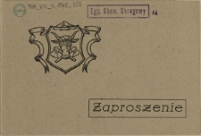 Zaproszenie : [uroczyste poświęcenie gospody]