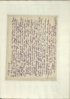 Listy Stanisława Ignacego Witkiewicza do żony Jadwigi z Unrugów Witkiewiczowej. List z 31.08.1927