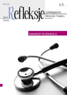 Refleksje : zachodniopomorski miesięcznik oświatowy. 2007 nr 6