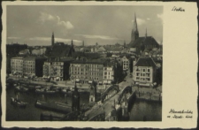 Stettin, Hansabrücke mit Jacobi-Kirche