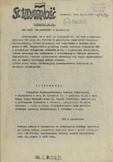 Komunikat Międzyzakładowej Komisji NSZZ "Solidarność". 1980 nr 24