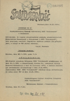 Komunikat Międzyzakładowej Komisji NSZZ "Solidarność". 1980 nr 26