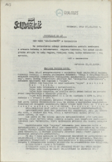 Komunikat Międzyzakładowej Komisji NSZZ "Solidarność". 1980 nr 27