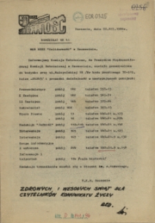Komunikat Międzyzakładowej Komisji NSZZ "Solidarność". 1980 nr 41
