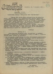 Komunikat Stoczniowej Komisji Robotniczej NSZZ "Solidarność". 1981 nr 46