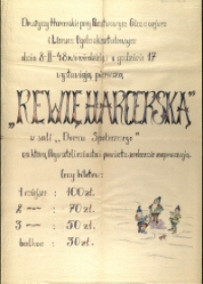 [Afisz. Inc.:] Drużyny Harcerskie przy Państwowym Gimnazjum i Liceum Ogólnokształcącym [...]