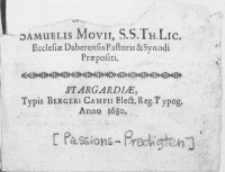 [Passions-Predigten]