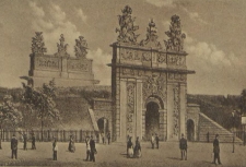 Stettin, das Königstor vor der Entfestigung der Stadt