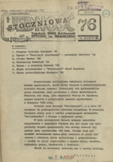 Jedność Stoczniowa : tygodnik NSZZ "Solidarność" Stoczni im. Warskiego. 1981 nr 76