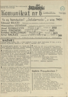 Komunikat. 1989 nr 6