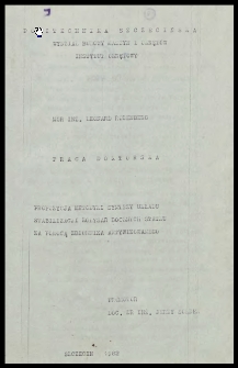 Propozycja metodyki syntezy układu stablizacji kołysań bocznych statku za pomocą zbiornika aktywizowanego