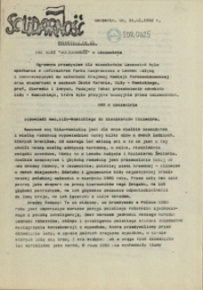 Komunikat Prezydium Zarządu Regionu Pomorza Zachodniego NSZZ "Solidarność". 1981 nr 23