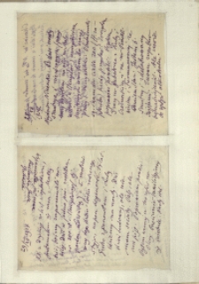 Listy Stanisława Ignacego Witkiewicza do żony Jadwigi z Unrugów Witkiewiczowej. List z 28.12.1927. List z 29.12.1927.