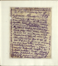 Listy Stanisława Ignacego Witkiewicza do żony Jadwigi z Unrugów Witkiewiczowej. List z 20.09.1928; List z 21.09.1928.