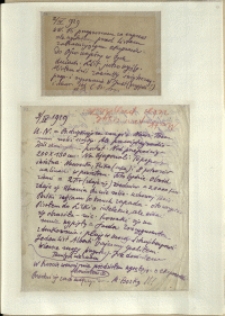 Listy Stanisława Ignacego Witkiewicza do żony Jadwigi z Unrugów Witkiewiczowej. Kartka pocztowa z 02.04.1929. List z 03.04.1929.