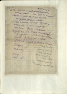 Listy Stanisława Ignacego Witkiewicza do żony Jadwigi z Unrugów Witkiewiczowej. List z 14.04.1929.