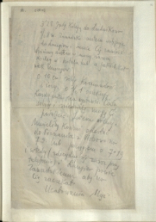 Listy Stanisława Ignacego Witkiewicza do żony Jadwigi z Unrugów Witkiewiczowej. List z 28.06.1929.