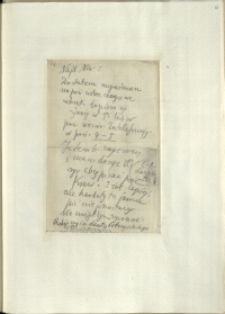 Listy Stanisława Ignacego Witkiewicza do żony Jadwigi z Unrugów Witkiewiczowej. List z 06.07.1929.