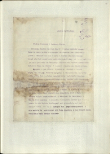 Listy Stanisława Ignacego Witkiewicza do żony Jadwigi z Unrugów Witkiewiczowej. List napisany po 06.07.1929.