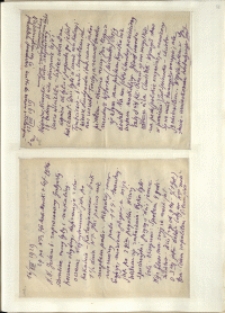 Listy Stanisława Ignacego Witkiewicza do żony Jadwigi z Unrugów Witkiewiczowej. List z 13.08.1929. List z 16.08.1929.