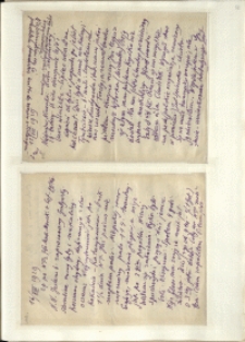 Listy Stanisława Ignacego Witkiewicza do żony Jadwigi z Unrugów Witkiewiczowej. List z 13.08.1929. List z 16.08.1929.