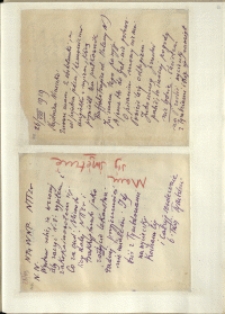 Listy Stanisława Ignacego Witkiewicza do żony Jadwigi z Unrug&oacute;w Witkiewiczowej. List z 26.08.1929. List z 28.08.1929.