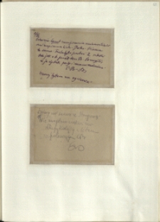 Listy Stanisława Ignacego Witkiewicza do żony Jadwigi z Unrugów Witkiewiczowej. Kartka pocztowa z 02.09.1929. Kartka pocztowa z 03.09.1929.