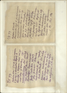 Listy Stanisława Ignacego Witkiewicza do żony Jadwigi z Unrugów Witkiewiczowej. List z 05.09.1929. List z 09.09.1929.