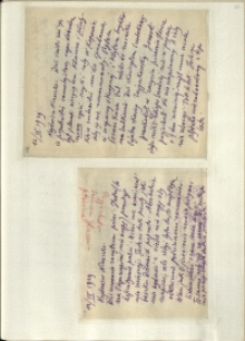 Listy Stanisława Ignacego Witkiewicza do żony Jadwigi z Unrugów Witkiewiczowej. Listy z 12.09.1929.
