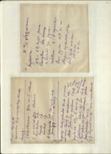 Listy Stanisława Ignacego Witkiewicza do żony Jadwigi z Unrugów Witkiewiczowej. List z 10.10.1929. List z 11.10.1929.