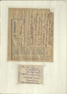 Listy Stanisława Ignacego Witkiewicza do żony Jadwigi z Unrugów Witkiewiczowej. Załączniki [b.d.]