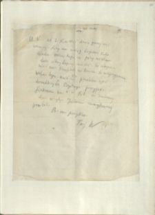 Listy Stanisława Ignacego Witkiewicza do żony Jadwigi z Unrugów Witkiewiczowej. List napisany między 21.04 a 01.05.1929.