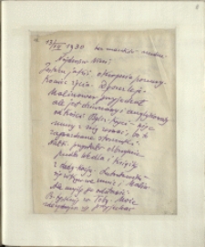 Listy Stanisława Ignacego Witkiewicza do żony Jadwigi z Unrugów Witkiewiczowej. List z 13.07.1930.
