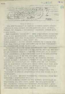 Jedność : informator NSZZ-Solidarność Chemitex-Wiskord : biuletyn wydawany z inicjatywy komisji zakładowej NSZZ "Solidarność". 1987 nr 2