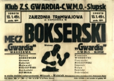 [Afisz. Inc.:] Mecz Bokserski
