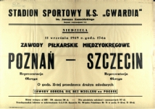 [Afisz. Inc.:] Zawody piłkarskie międzyokręgowe