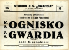 [Afisz. Inc.:] Zawody Piłkarskie o mistrzostwo II Klasy Państwowej