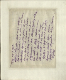 Listy Stanisława Ignacego Witkiewicza do żony Jadwigi z Unrugów Witkiewiczowej. List z 12.08.1930.