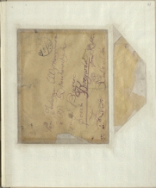 Listy Stanisława Ignacego Witkiewicza do żony Jadwigi z Unrugów Witkiewiczowej. Koperta do listu z 16.07.1930. Fragment koperty do listu z 14.07.1930.