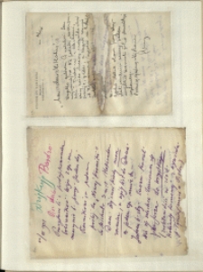 Listy Stanisława Ignacego Witkiewicza do żony Jadwigi z Unrugów Witkiewiczowej. List z 21.07.1931. List z 22.07.1931.