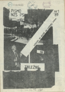 Pismo NZS PS. 1989 nr 1
