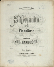 Scherzando : für das Pianoforte : Op. 51