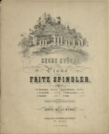 Im Wald : sechs Stücke : für Piano : Op. 75 .No 4, Waldbächlein