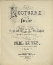Nocturne : für das Pianoforte : Op. 15