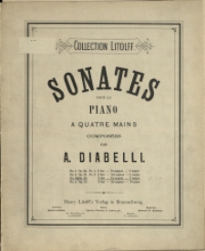Sonates : pour le piano a quatre mains No 3, Op. 32 F-dur