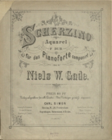 Scherzino : Aquarel : F-dur : für das Pianoforte