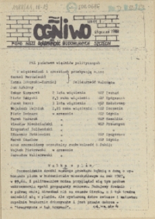 Ogniwo : pismo NSZZ "Solidarność" Budowlanych Region Pomorza Zachodniego. 1988 nr 11