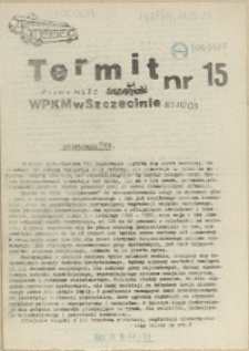 Termit : pismo NSZZ "Solidarność" WPKM w Szczecinie. 1987 nr 15