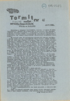 Termit : pismo NSZZ "Solidarność" WPKM w Szczecinie. 1988 nr 46